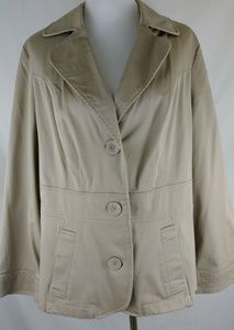 Venezia Women's FashionableTan Three Button Blazer